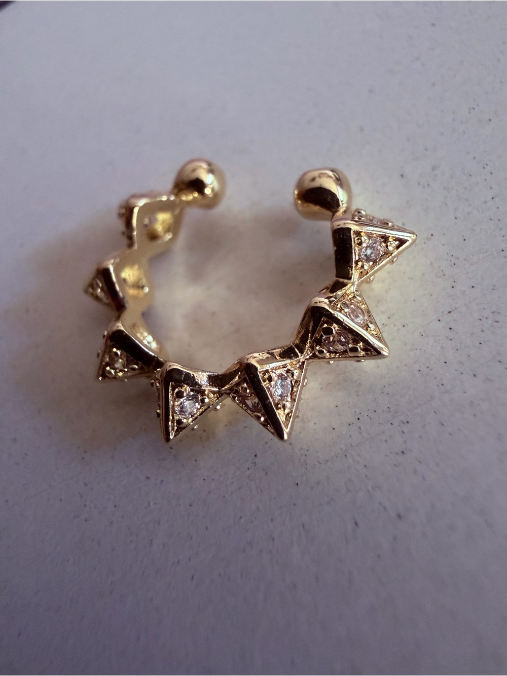 Gold Melinda Maria Ear Cuff